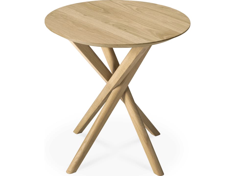 Mikado Side Table in Solid Oak