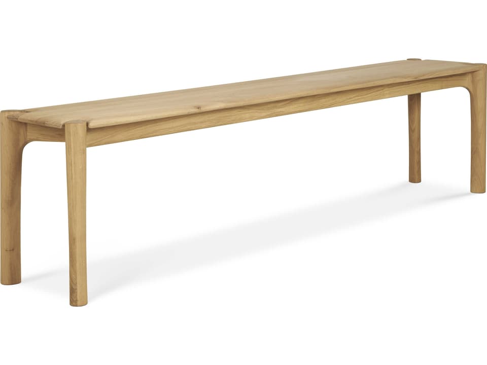 Pi Oak Bench in Natural Oiled Finish 49.5 Inch