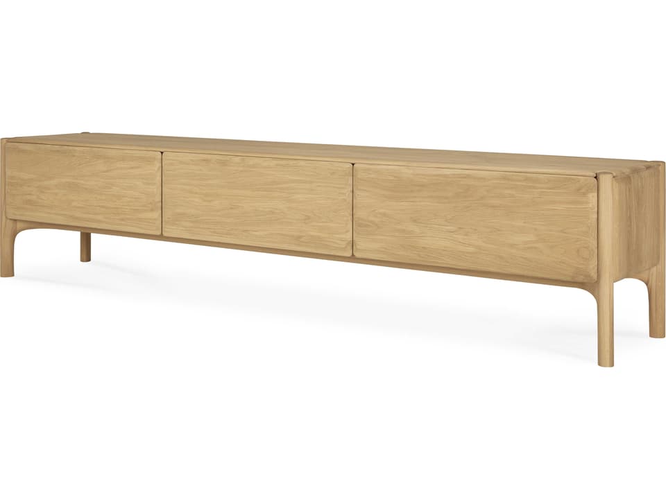 Pi Oak TV Cupboard 96 Inch