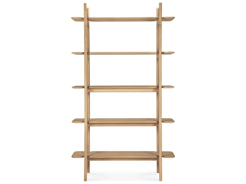 Pi Rack Oak 5 Shelves
