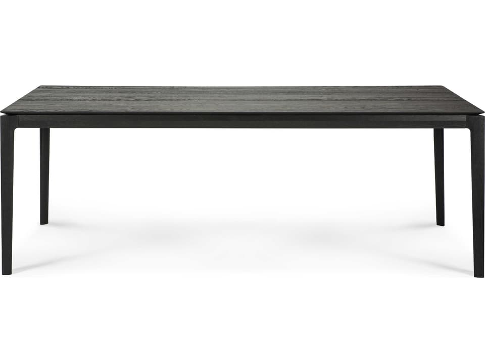 Bok Dining Table Black Oak 79 Inch