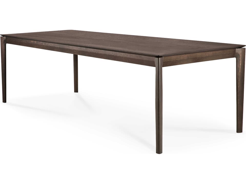 Bok Dining Table in Brown Oak 79 Inch