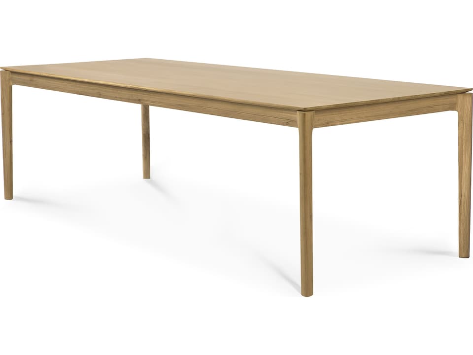 Bok Dining Table Varnished Oak Rectangular