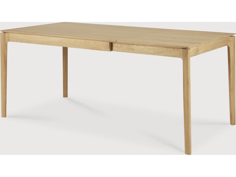 Bok Extendable Dining Table Varnished Oak Rectangular