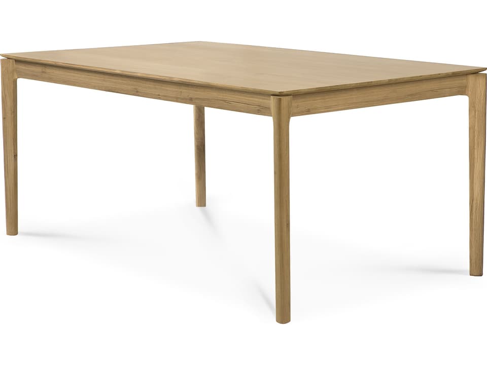 Bok Extendable Dining Table Varnished Oak Rectangular