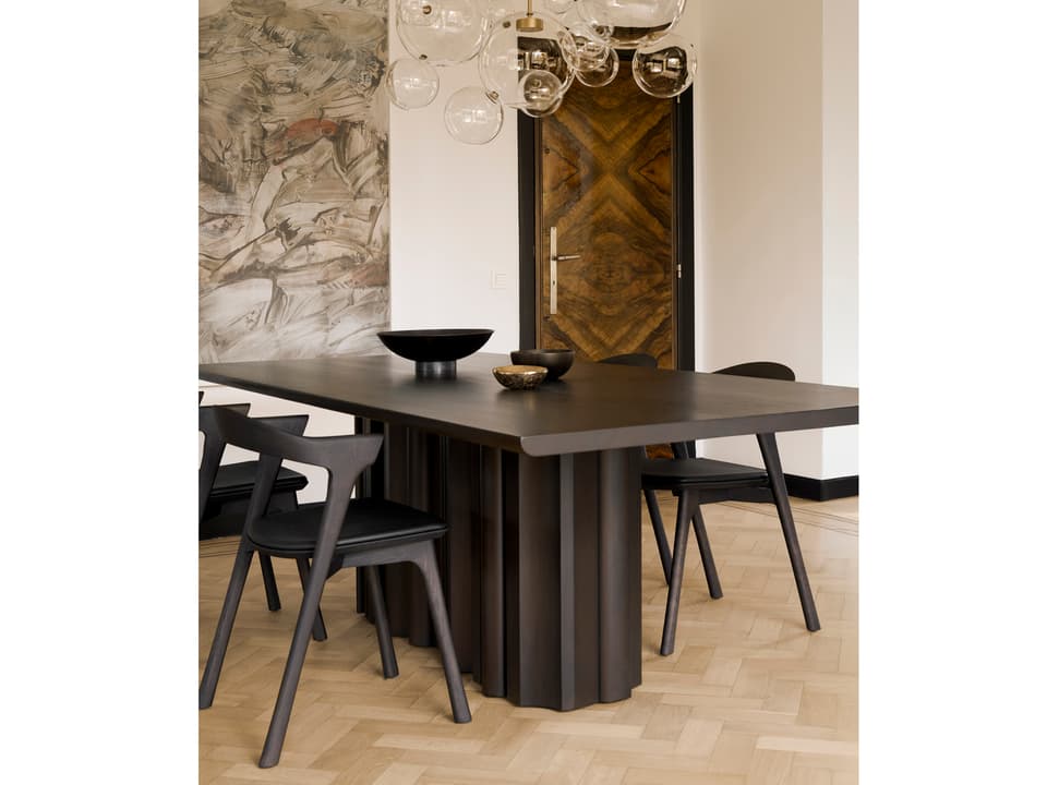 Sequence Mahogany Wood Dining Room Set