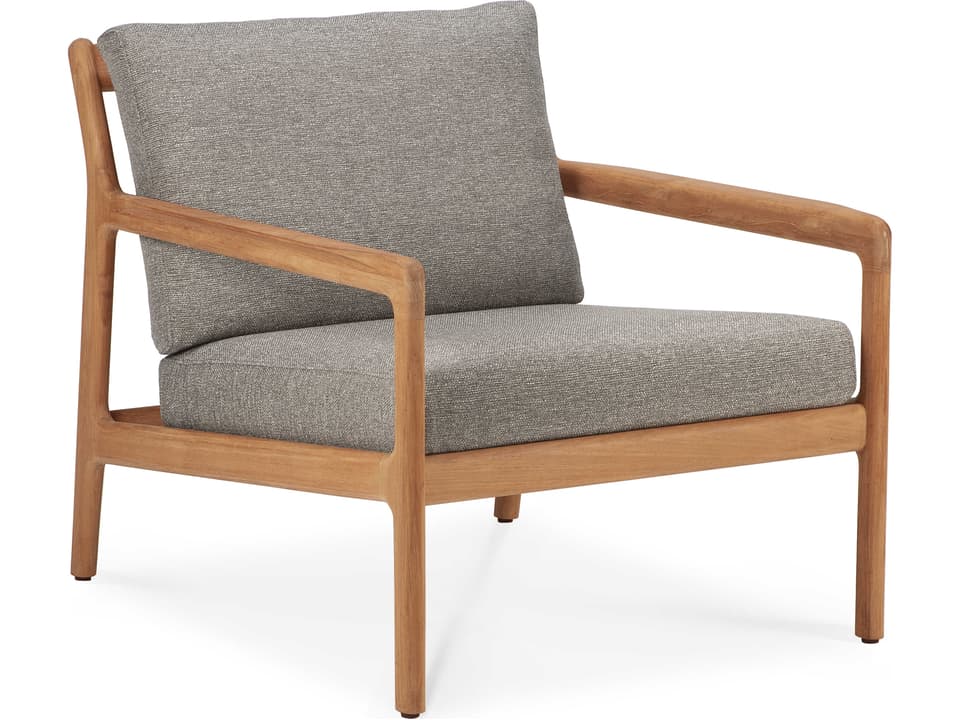 Jack Teak Lounge Chair with Mocha Cushion