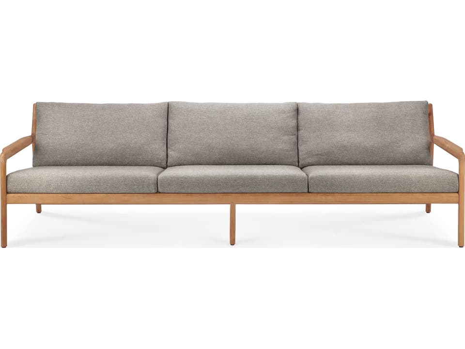 Ethnicraft Jack Teak 3-Seater Sofa in Mocha