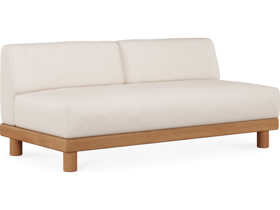 Ethnicraft Monocle 2-Seater Modular Sofa in White