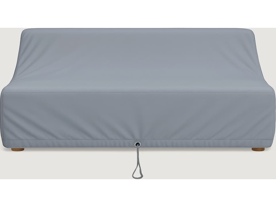 Monocle 2-Seater Modular Sofa Cover in Grey