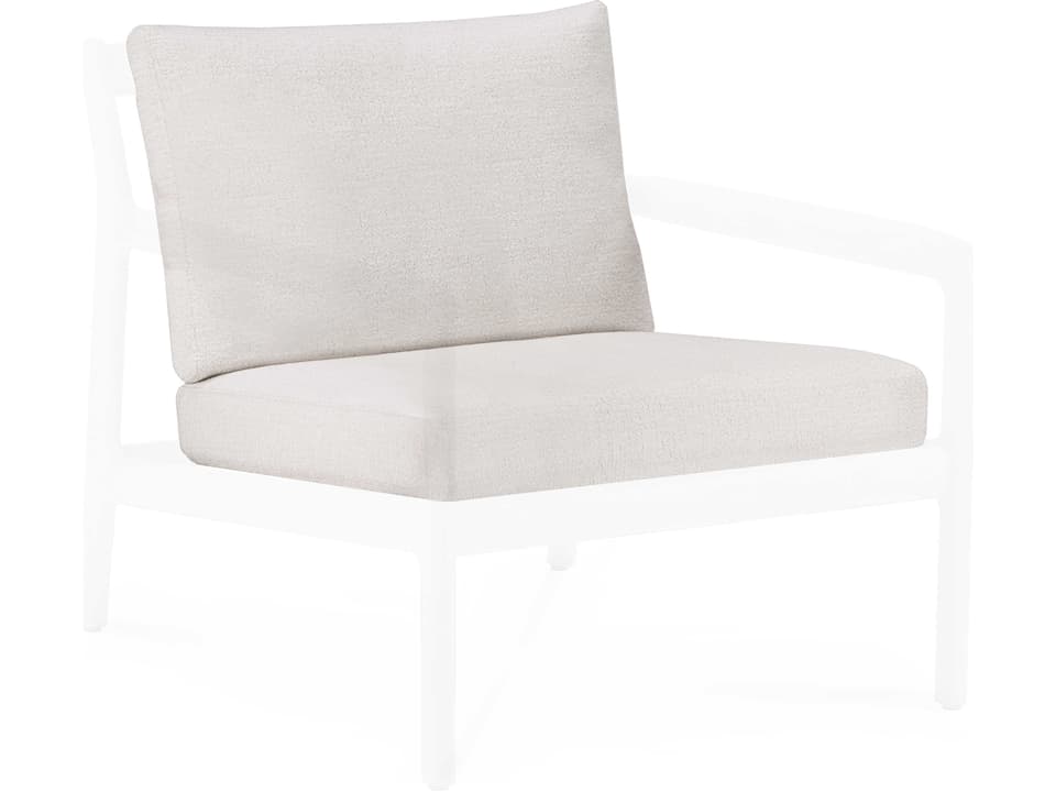 Jack 1 Seater Lounge Chair Cushion Set in Off White