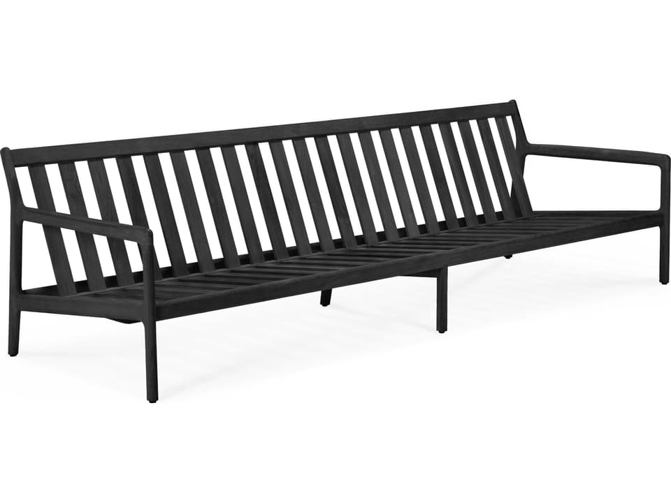 Jack 3 Seater Sofa Frame in Natural Teak