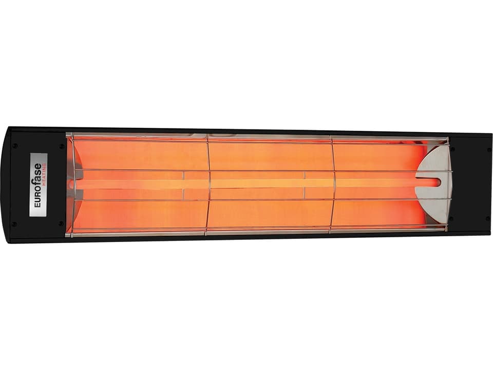EF15 Series 1500W Single Quartz Element Infrared Patio Heater Black
