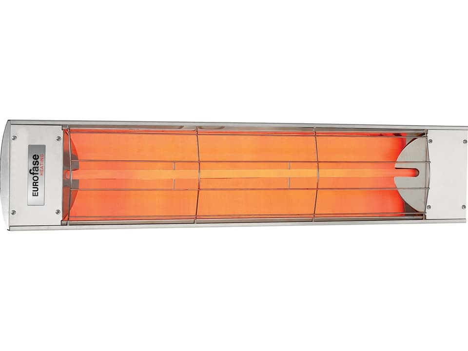 EF15 Series 1500 Watt Single Element Infrared Heater in Stainless Steel