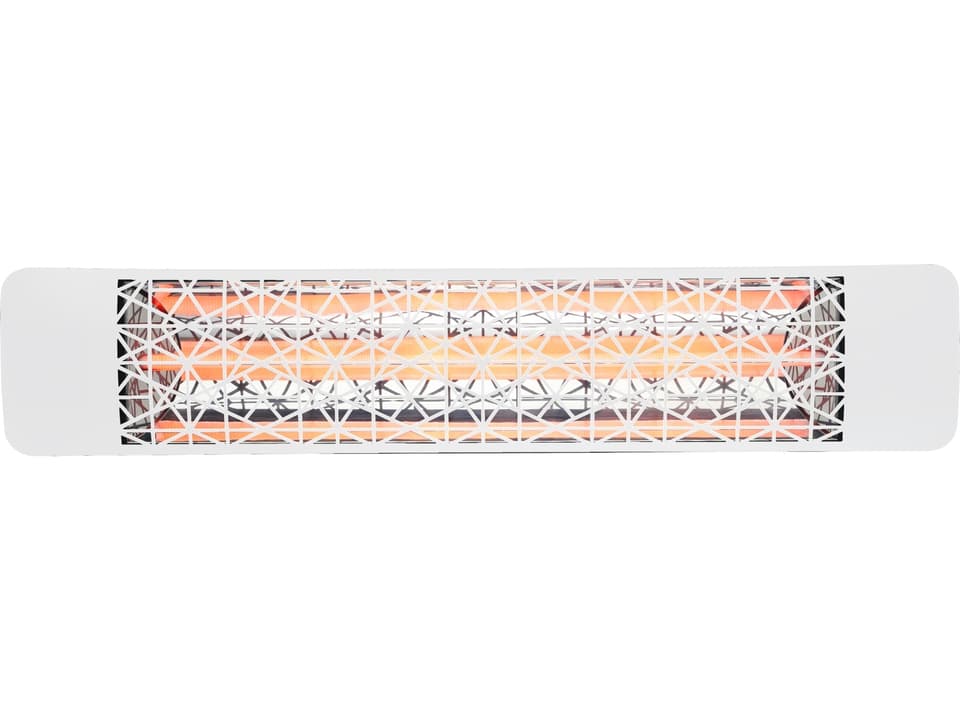 EF15 Series 39 Inch 304 Stainless Steel Electric Patio Heater in White