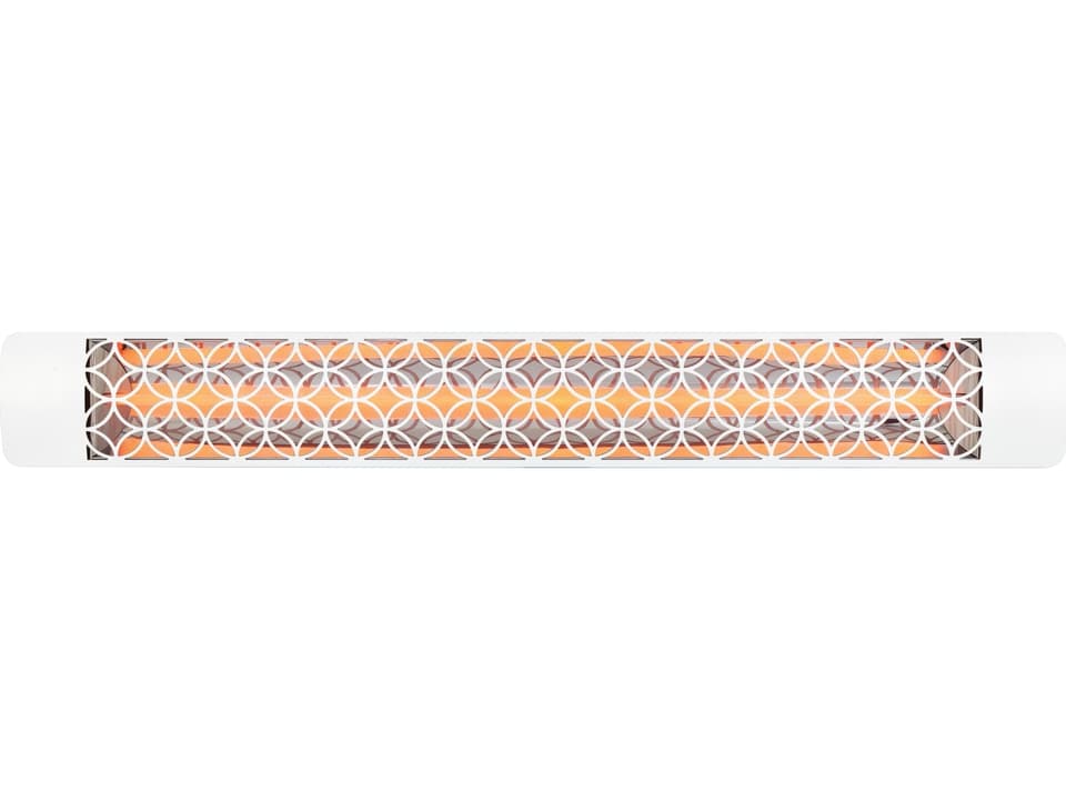 EF30 Series 61 Inch 3000 Watt Electric Patio Heater in White