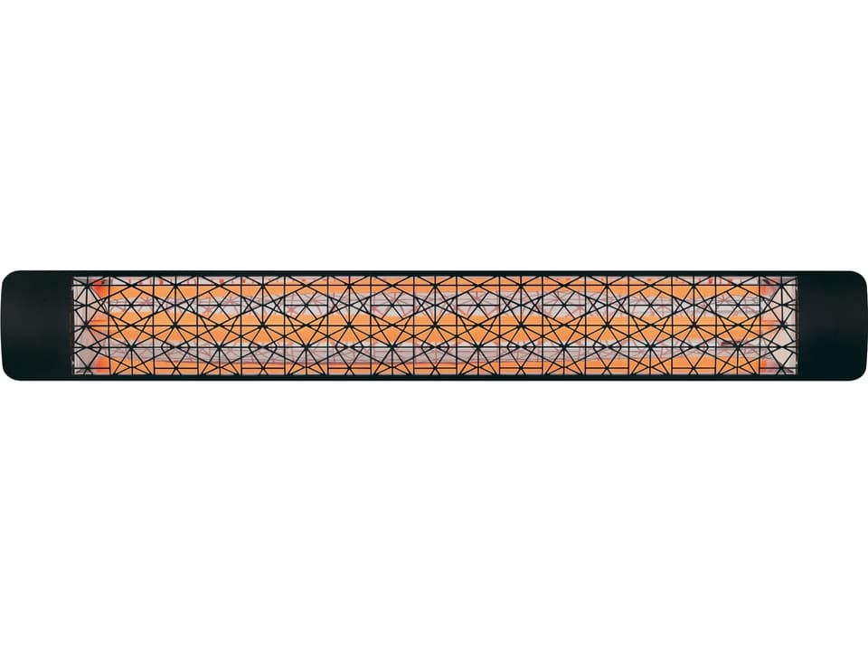 EF30 Series 61 Inch 3000 Watt 480V Electric Patio Heater in Black