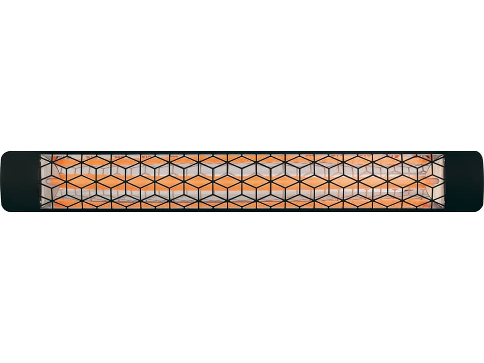 EF30 Series 61 Inch 3000 Watt Electric Patio Heater in Black