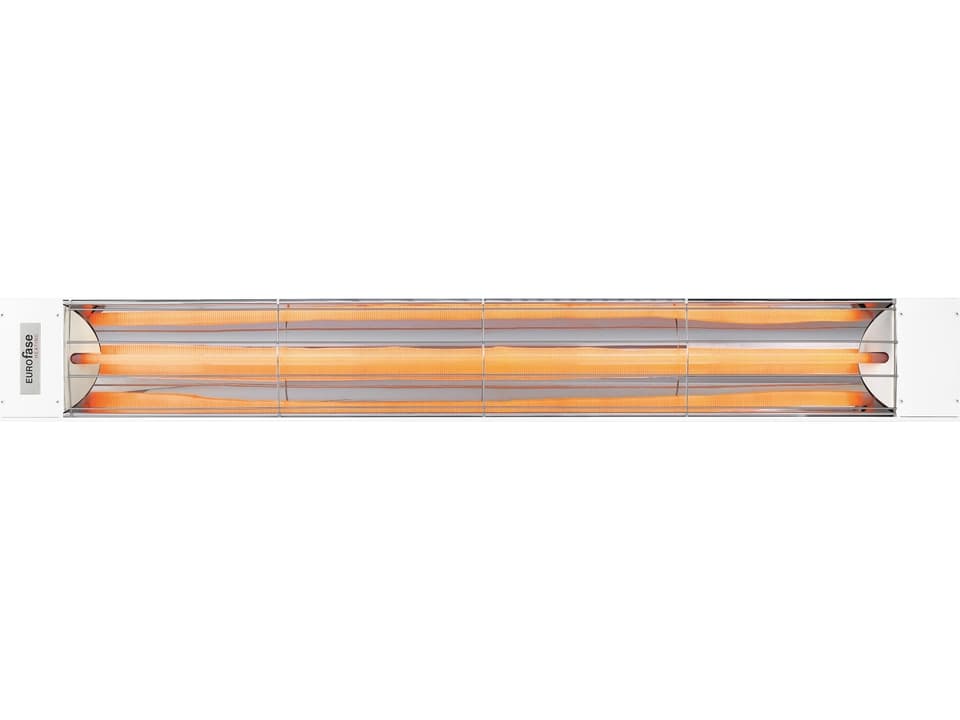 61 Inch 3000 Watt Electric Outdoor Patio Heater in White