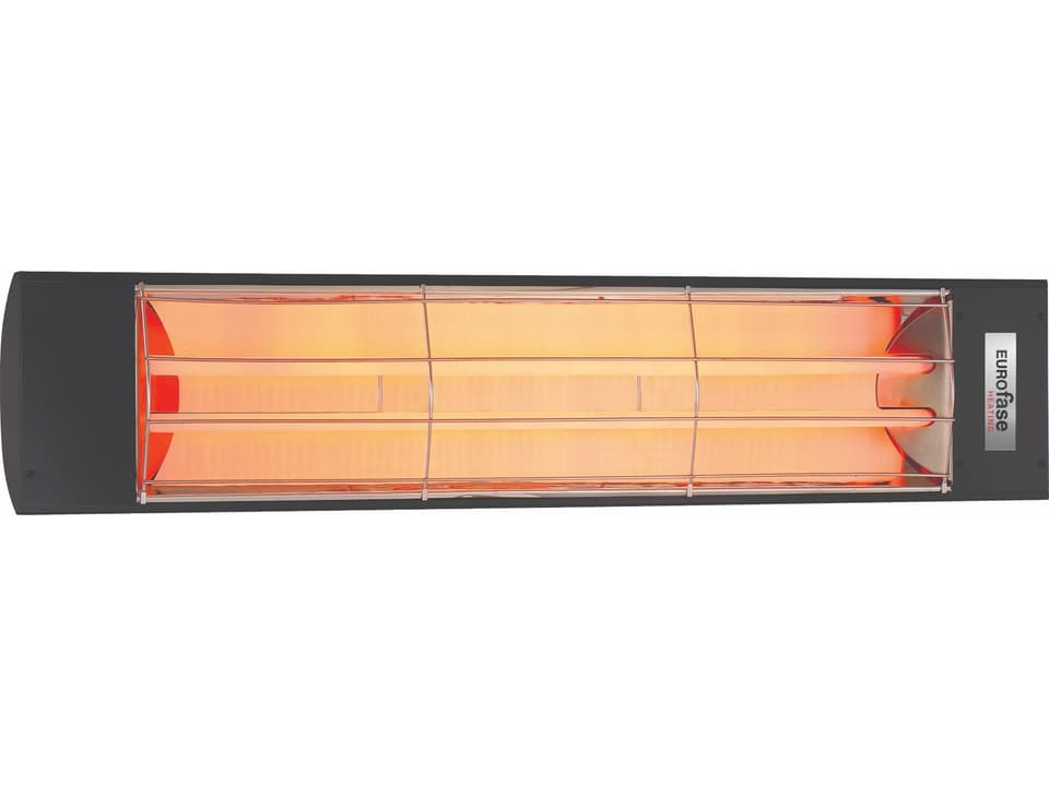 Eurofase EF40 4000 Watt Electric Infrared Heater in Black