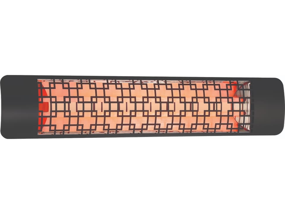 4000 Watt Dual Element 480V Patio Heater in Black