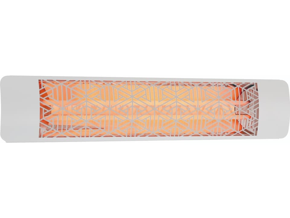 EF40 4000 Watt Dual Element Patio Heater Mason Plate White