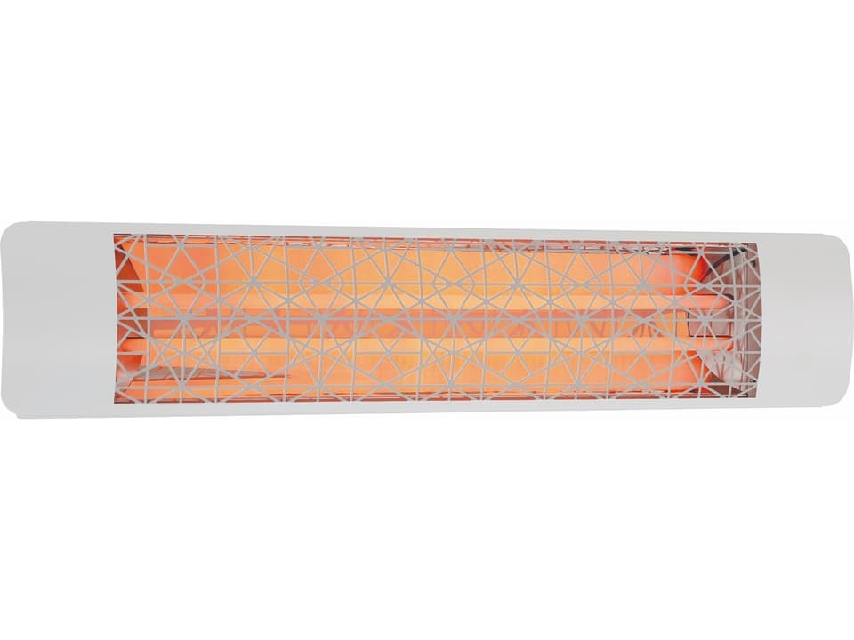 Astra 4000 Watt Electric Infrared Dual Element Heater in White