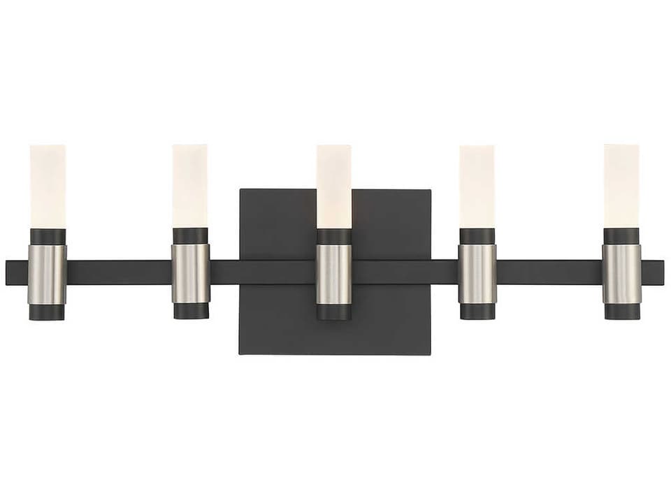 Albany 10-Light LED Vanity Light in Black Nickel