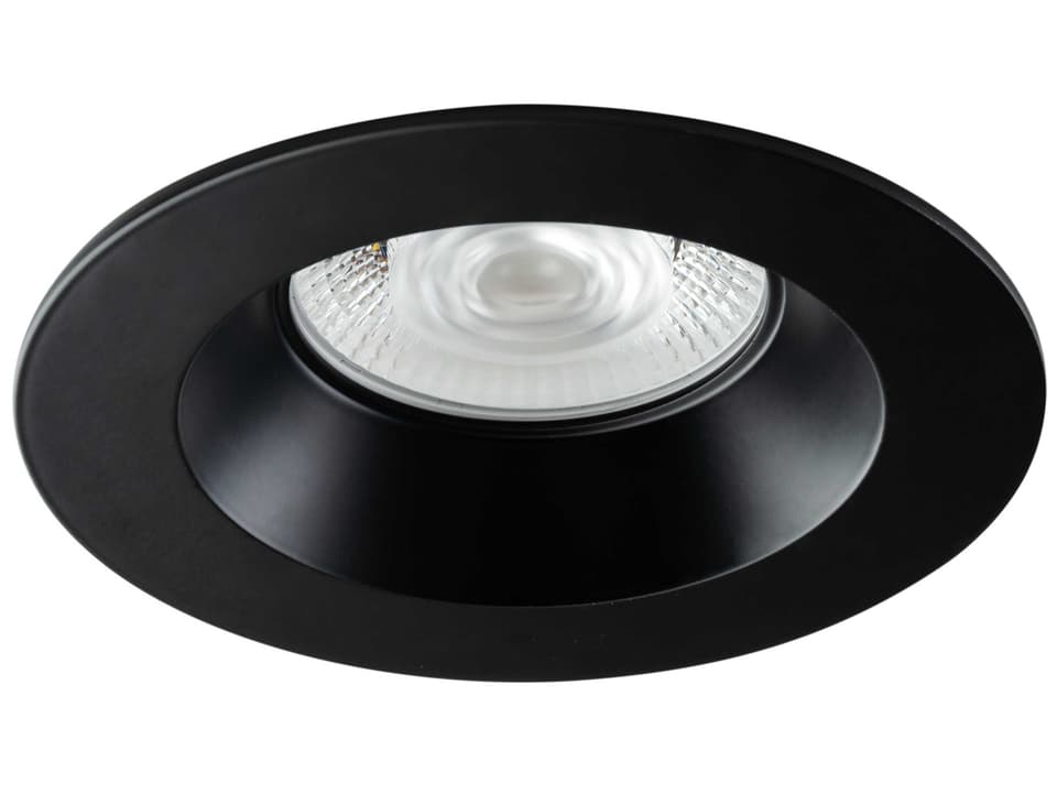 Midway 6-Inch Integrated LED Recessed Light in Black