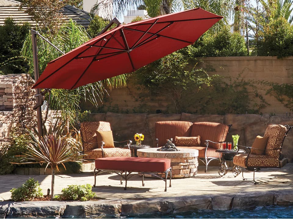 AKZ PLUS 13 Foot Octagon Cantilever Umbrella