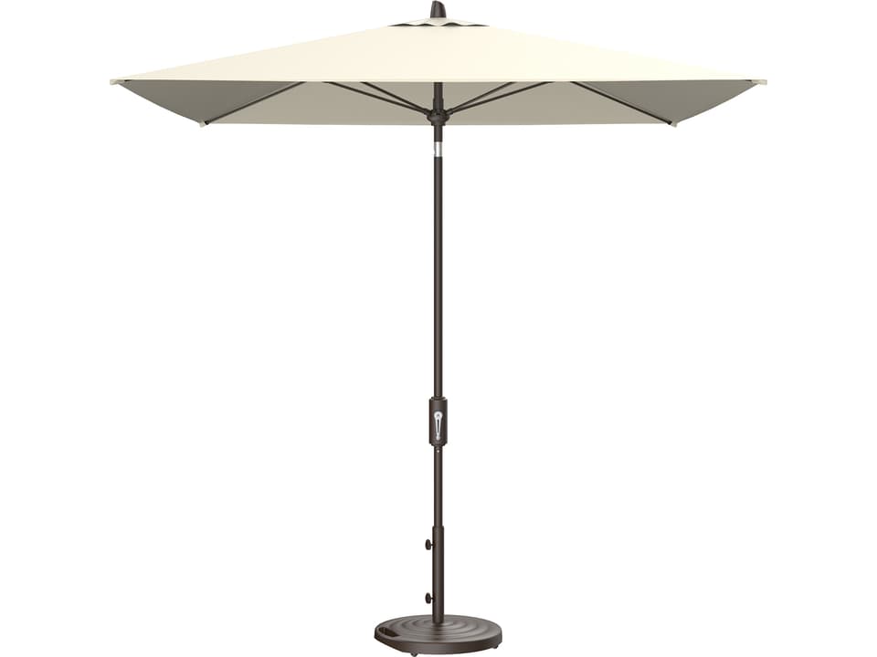 Market Aluminum Flex 7.5-Foot Square Crank Lift Umbrella