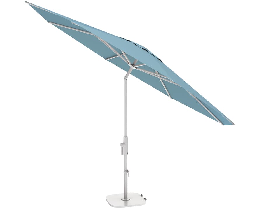 Twist 11 Foot Octagon Aluminum Crank Lift Twist Tilt Market Umbrella