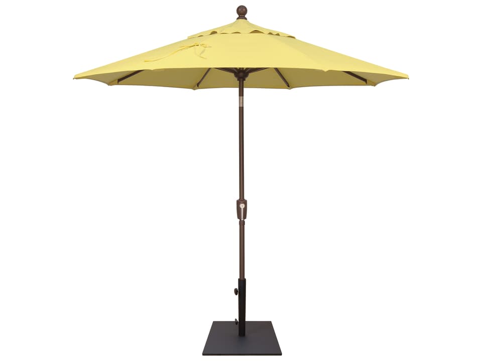Market Collection 7.5 Foot Octagon Push Button Tilt Patio Umbrella