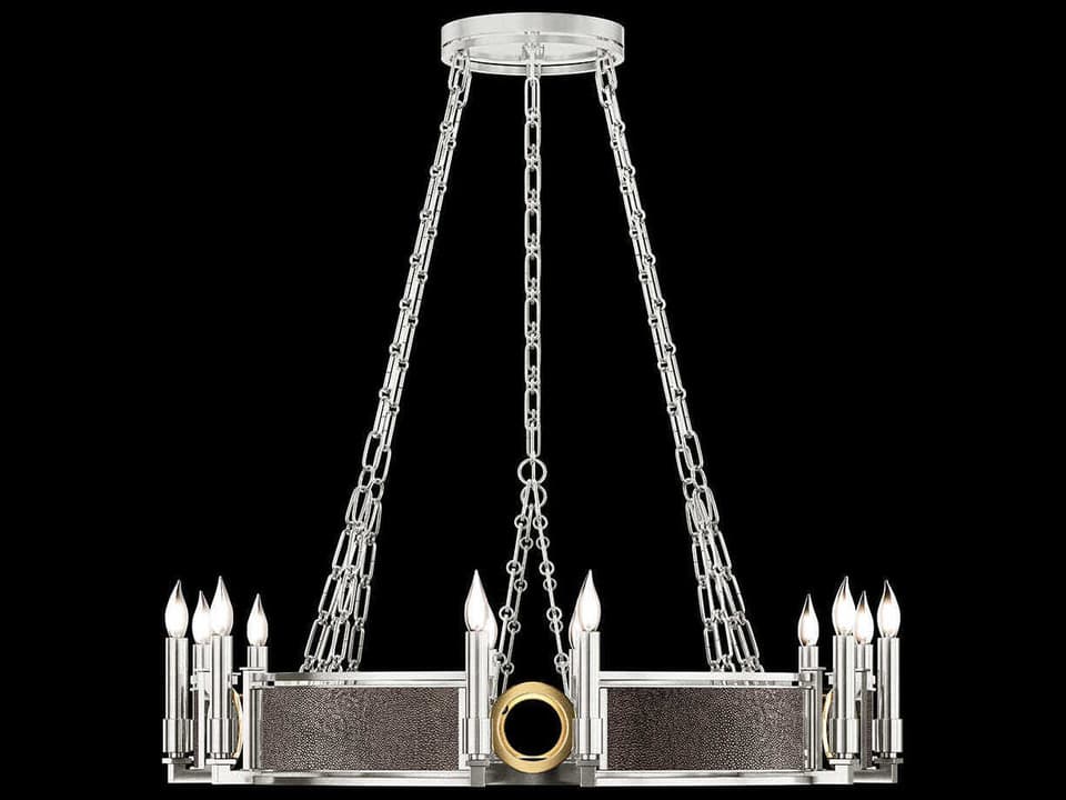 Mirage 12-Light Candelabra Round Chandelier