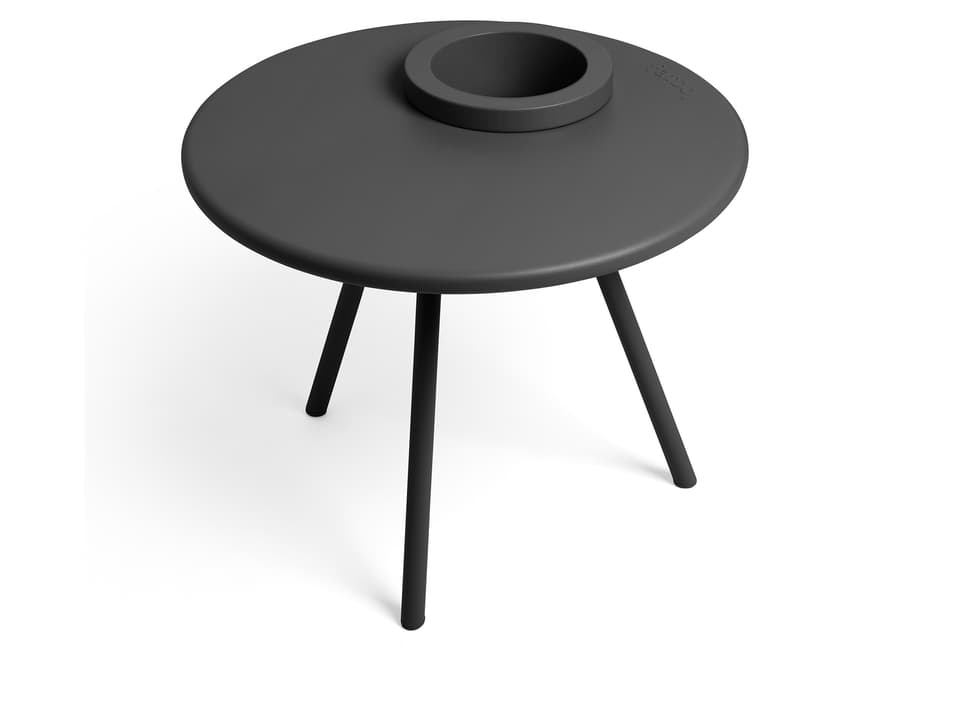 Bakkes Planter Table in Anthracite