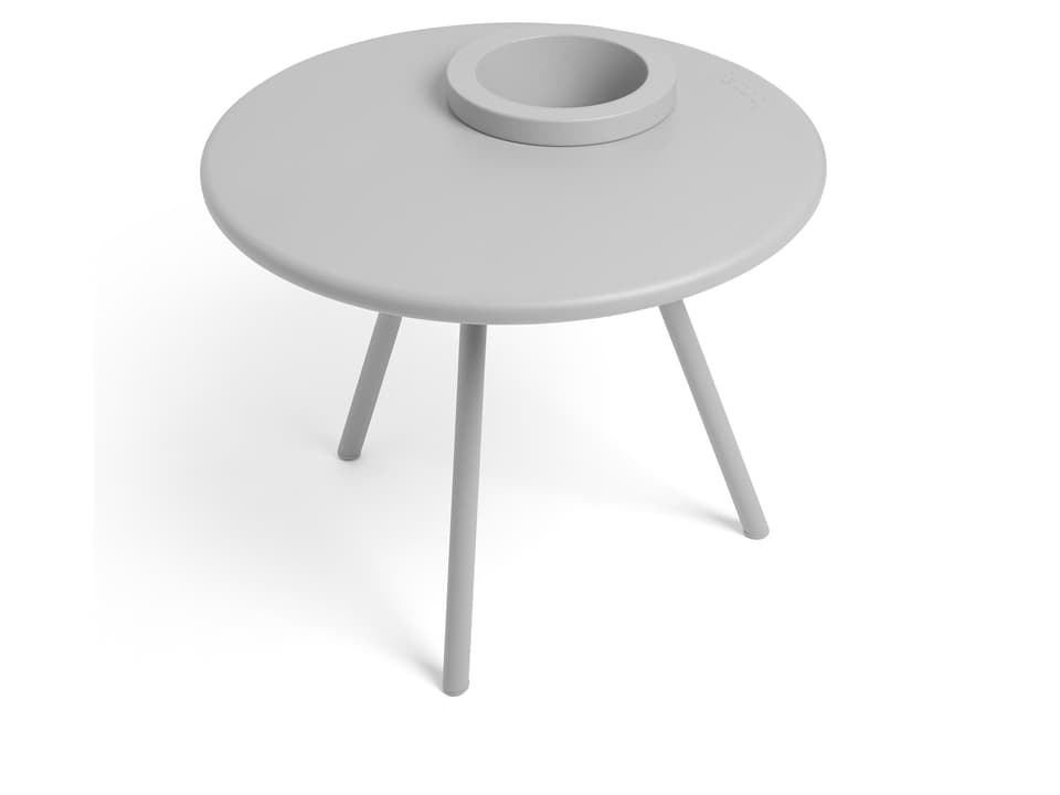 Bakkes Planter Table in Light Grey