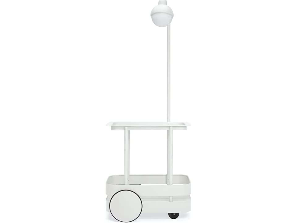 Jolly Trolley Lighted Bar Cart in Light Grey