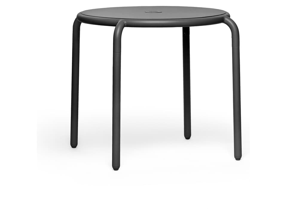 Toni 31.5" Round Bistro Table in Anthracite