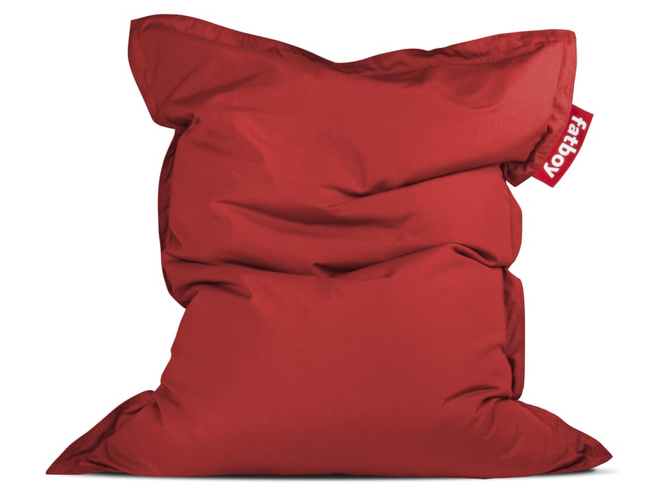 Original Slim Bean Bag Chair in Red