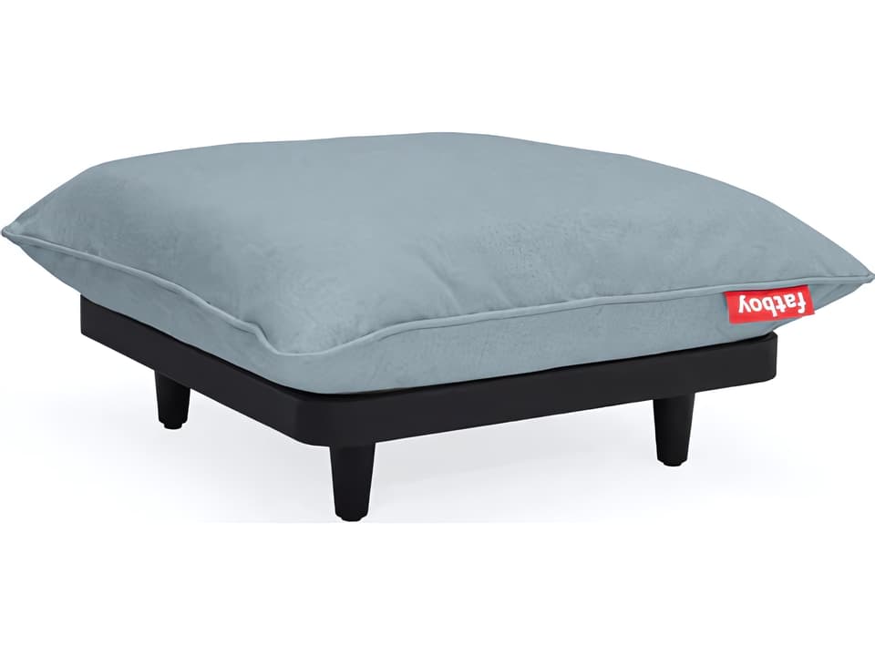 Fatboy Paletti Hocker with Olefin Cushion in Storm Blue