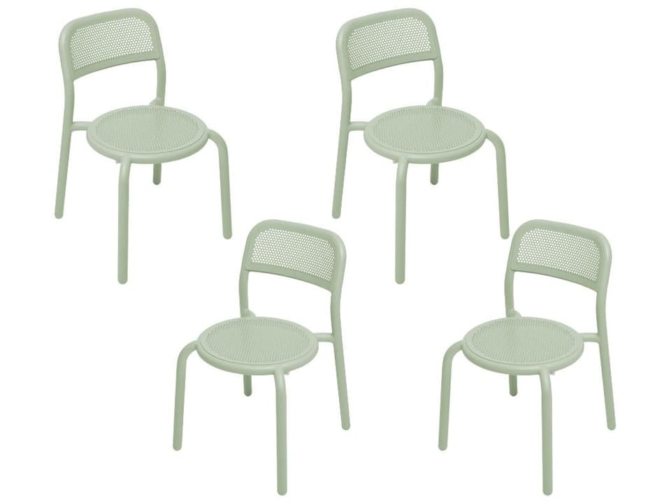 Toni Chair Set (4 Pcs) Mist Green Chair