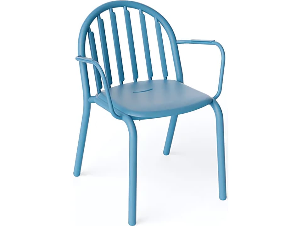 Fred's Stackable Armchair in Wave Blue