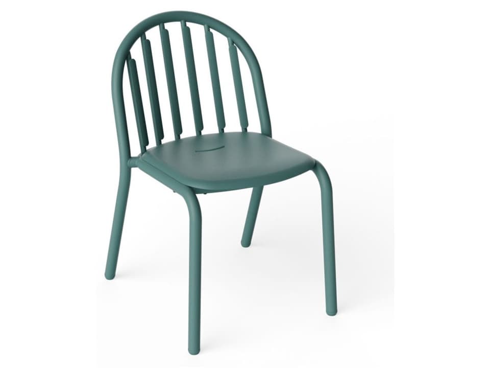 Fred's Stackable Side Chair in Dark Sage