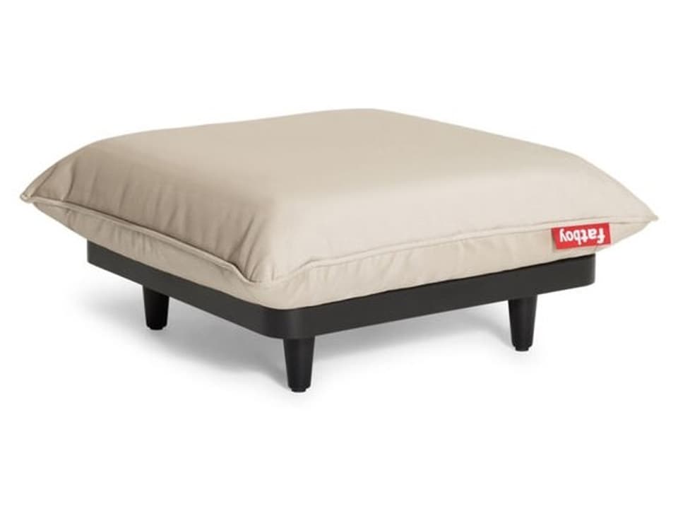 Paletti Royal 39 Inch Olefin Outdoor Hocker in Brulee