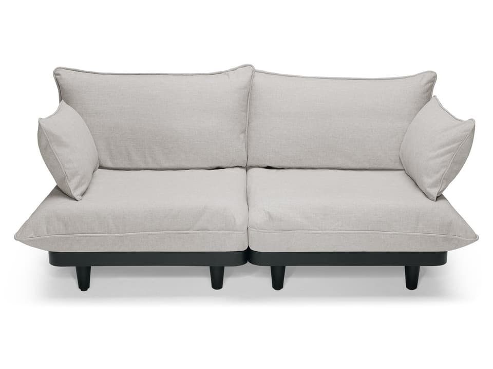 Paletti 2-Seat Lounge Sofa with Olefin Fabric in Mist