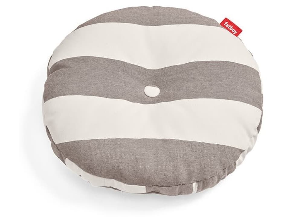 Circle Pillow inStripe Cacao