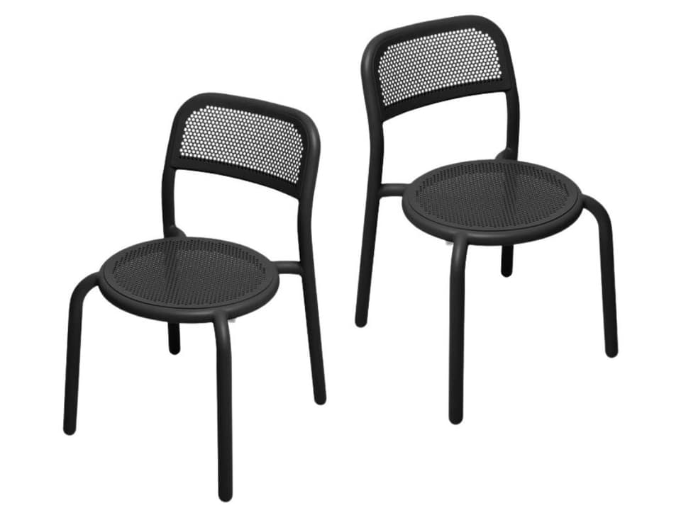 Toni Chair Set (2 Pcs) Anthracite Chair