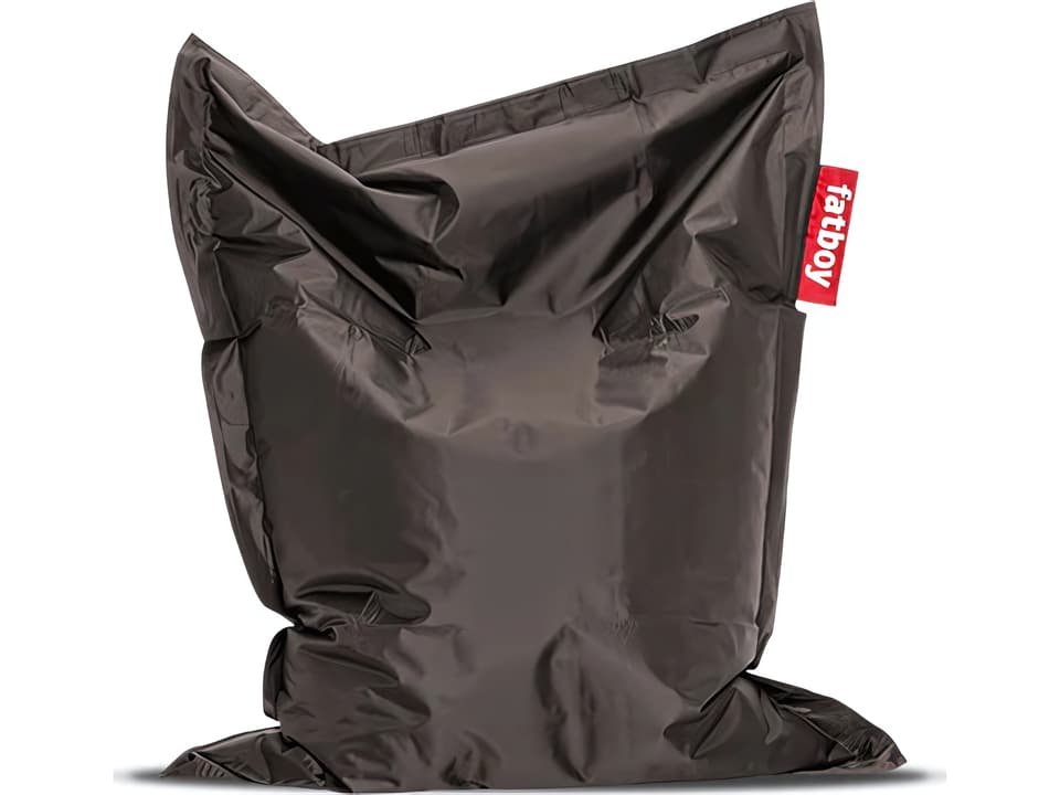 Junior Durable Nylon Bean Bag Chair in Dark Grey