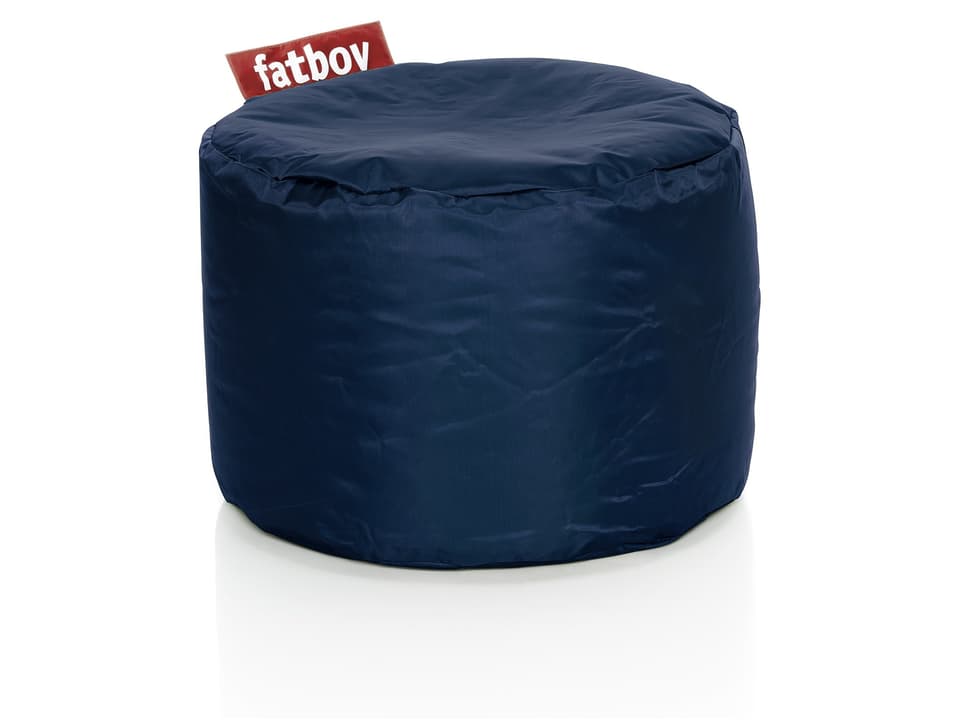 Point Pouf Ottoman in Blue