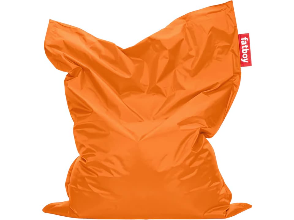 Original Slim Bean Bag Chair in Orange Bitters